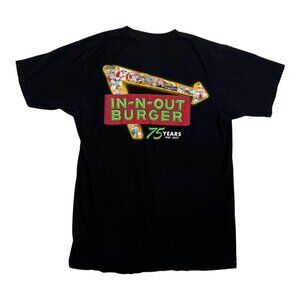 In-N-Out Burger Shirt Mens Medium 75 Years Anniversary 1948-2023 Graphic Tee